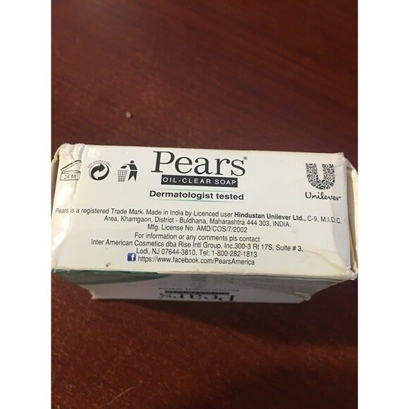 Pears Oil Clear Soap with lemon Flower Extract 4.4oz - Picture 4 of 6